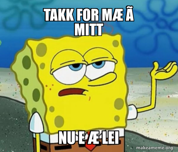 Tough SpongeBob meme