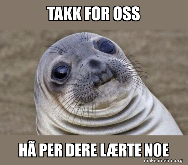 Squeamish Seal meme