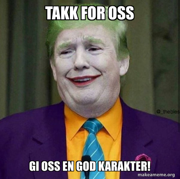 Donald Trump - The Joker meme