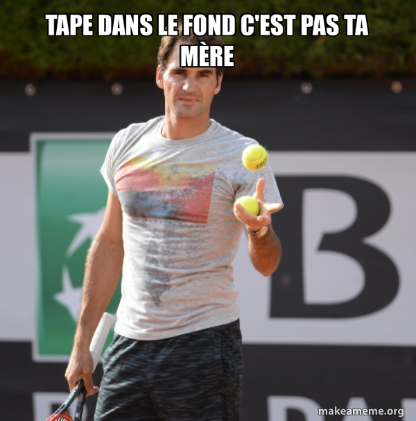 Roger Federer meme