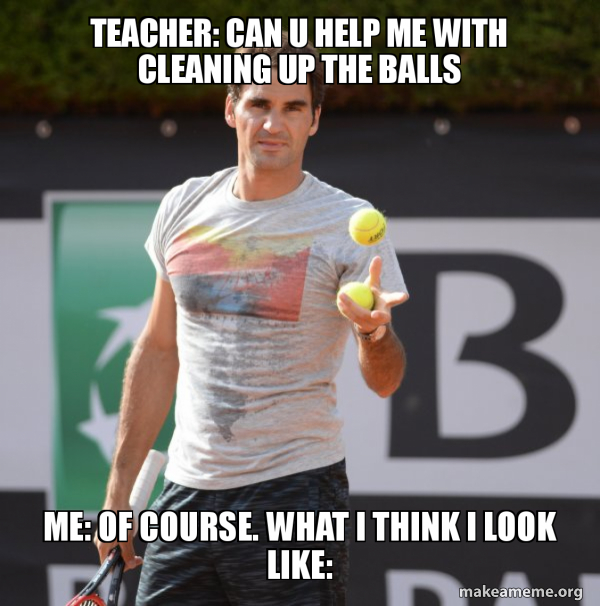 Roger Federer meme