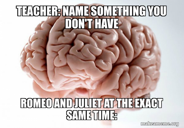 Scumbag Brain meme