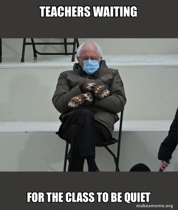 Bernie Sanders at the Inauguration meme