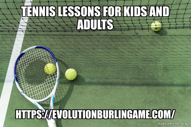 Tennis Lessons for Kids and Adults https://evolutionburlingame.com ...