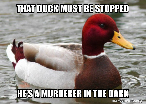 Malicious Advice Mallard meme