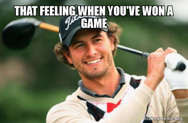 Adam Scott Golfer meme