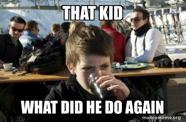 Lazy Elementary Student meme
