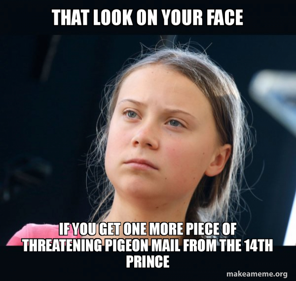 Greta Thunberg meme