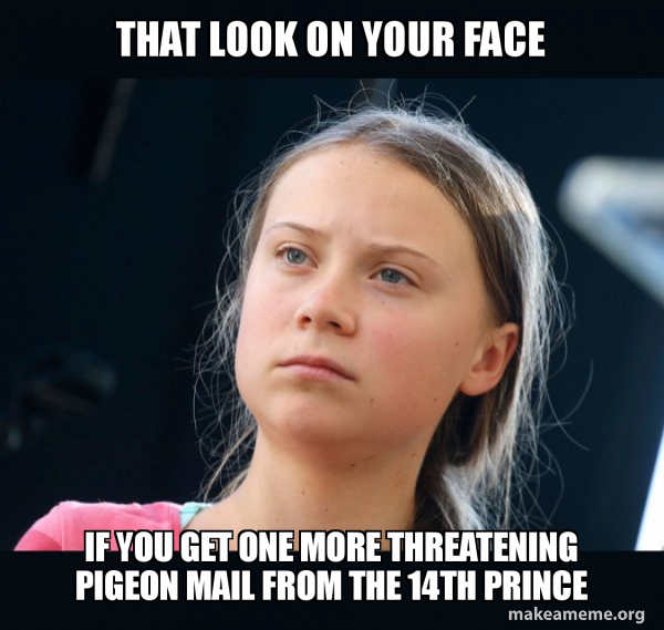 Greta Thunberg meme