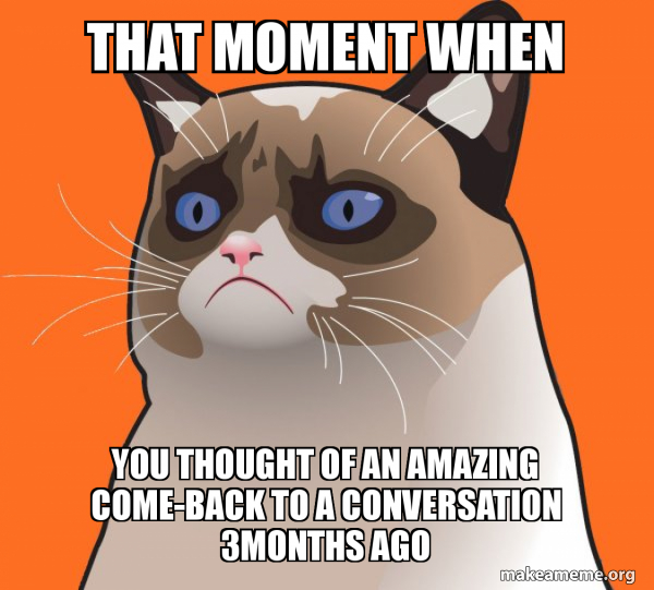 Cartoon Grumpy Cat meme