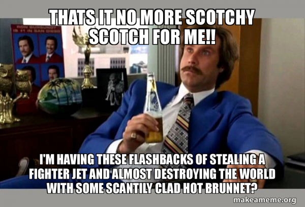 Ron Burgundy - boy that escalated quickly meme