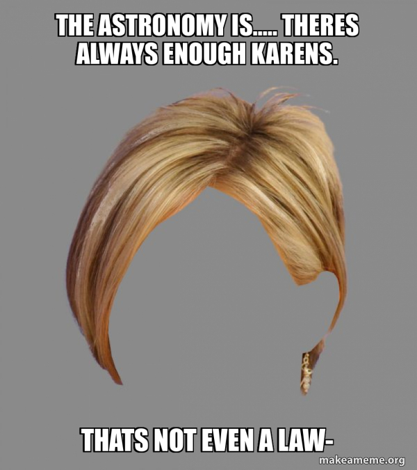 The Karen Hair meme