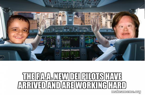 the f.a.a. new dei pilots have arrived and are working hard Meme Generator