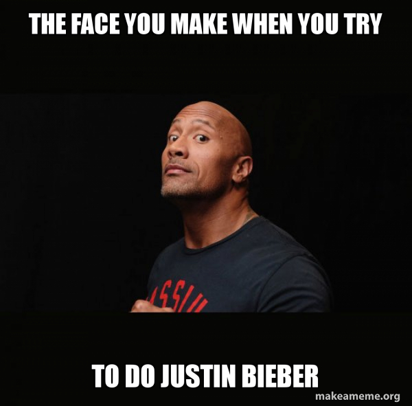 Dwayne Johnson (The Rock) meme