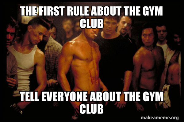 Fight Club meme