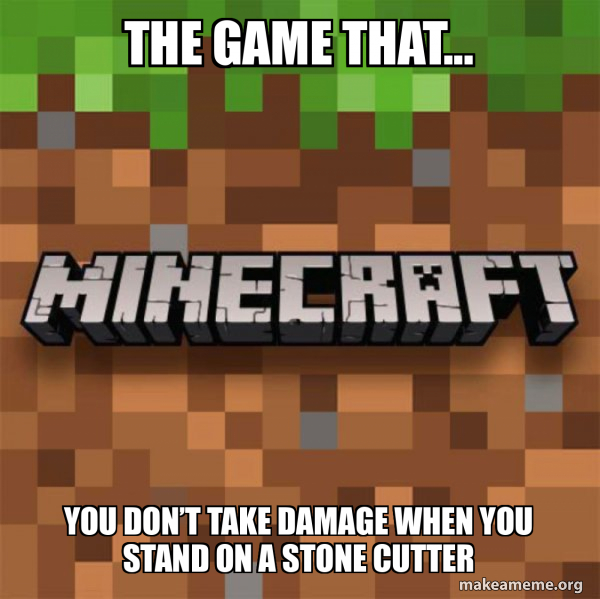 Minecraft meme