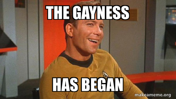 Ridiculously Photogenic Starship Captain meme