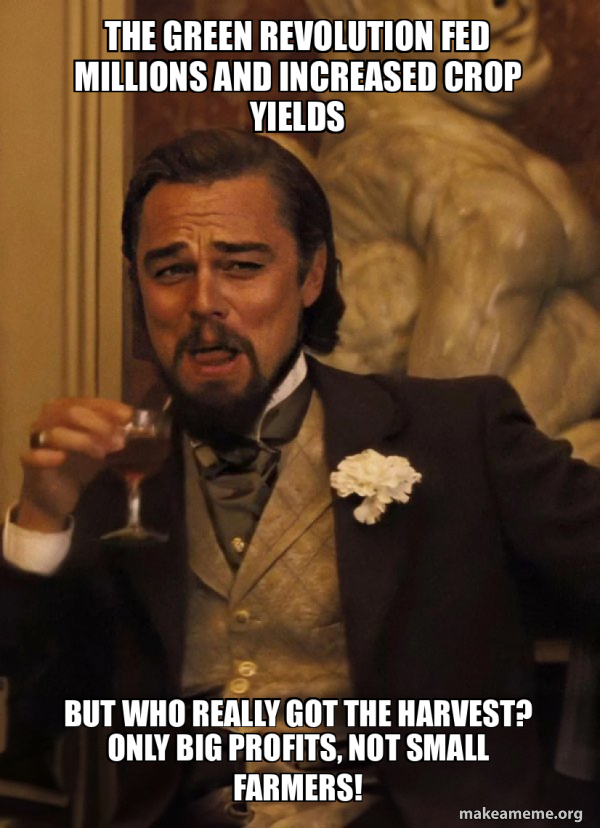 The Green Revolution fed millions and increased crop yields But who ...