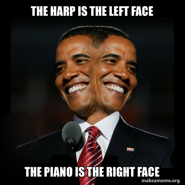 Two Faced Obama meme