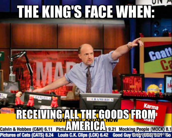 Mad Karma with Jim Cramer meme