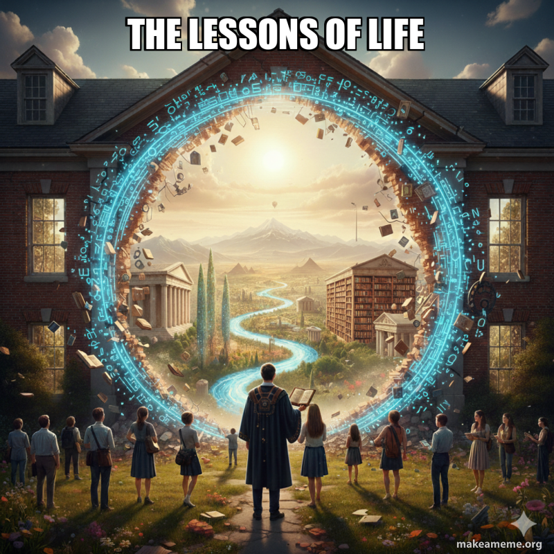 The lessons of life Meme Generator