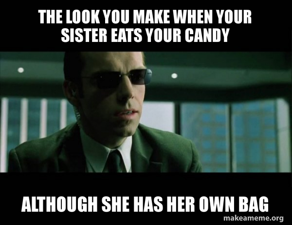 Agent Smith from the Matrix meme