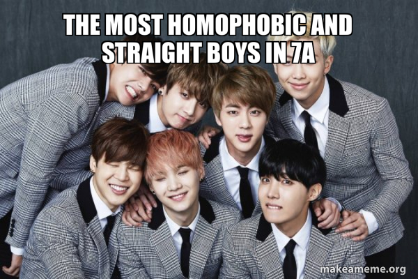 K-Pop Band BTS (Bangtan Boys) meme