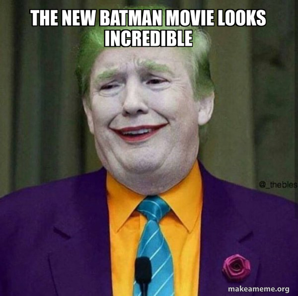 Donald Trump - The Joker meme