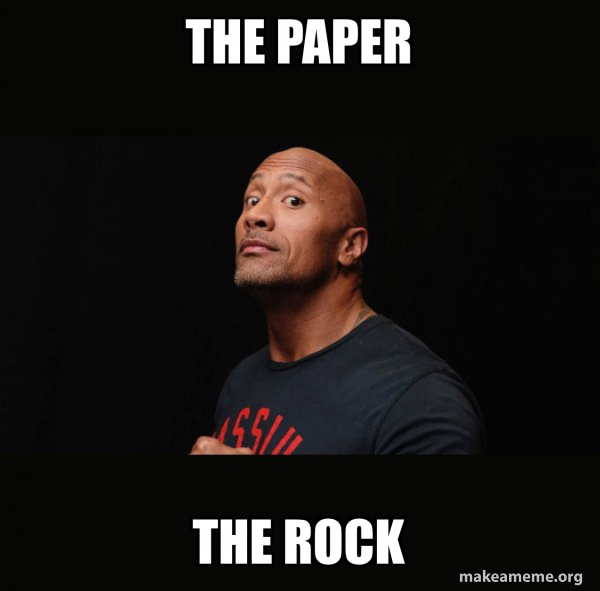 Dwayne Johnson (The Rock) meme