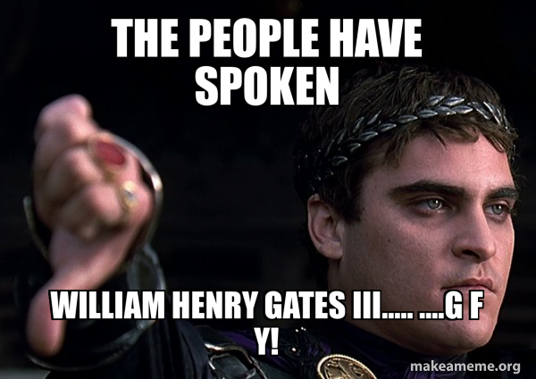 Downvoting Roman meme