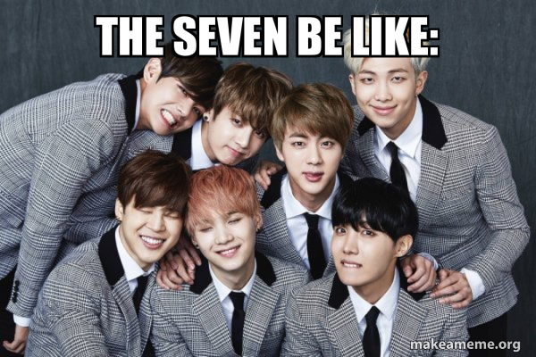 K-Pop Band BTS (Bangtan Boys) meme