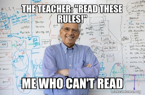 Good Guy Professor meme