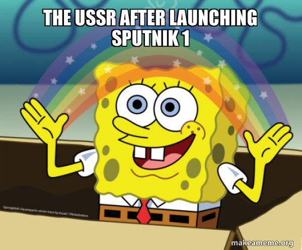 Rainbow Spongbob meme