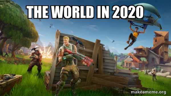 Fortnite Battle Royale game meme