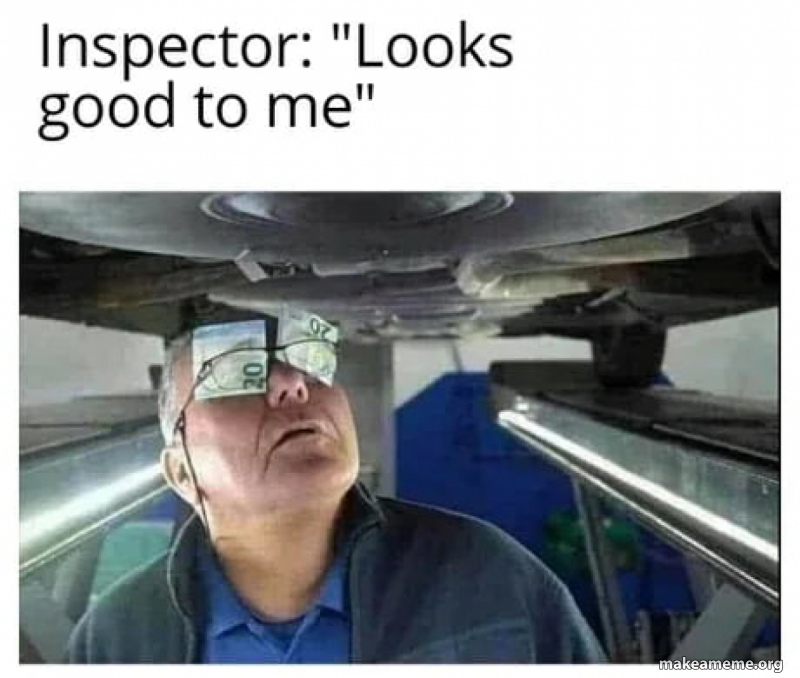 - TheAbbie: Slavic car inspector be like... Meme Generator