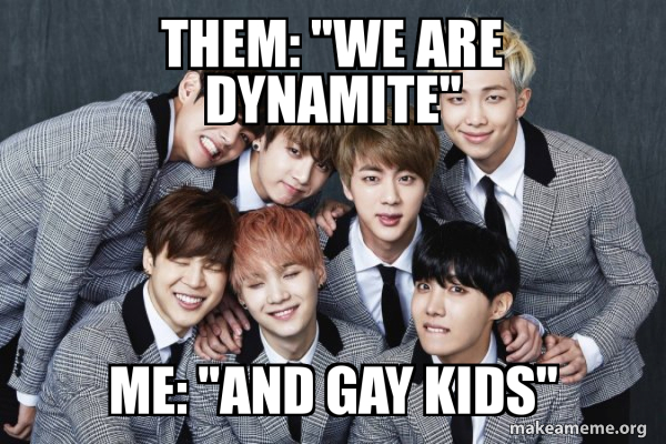 K-Pop Band BTS (Bangtan Boys) meme