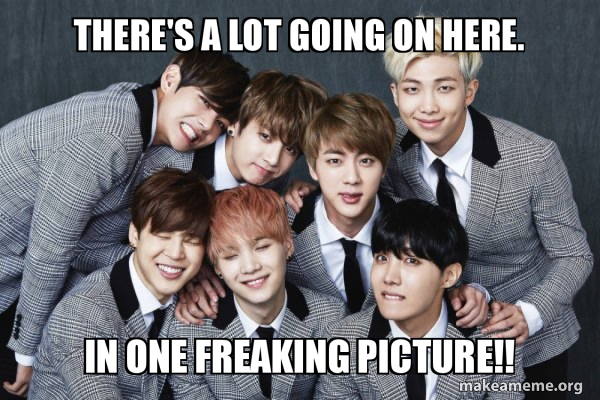 K-Pop Band BTS (Bangtan Boys) meme