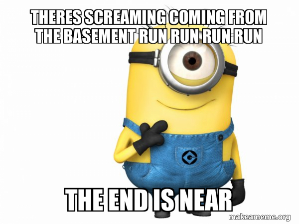 Thoughtful Minion meme
