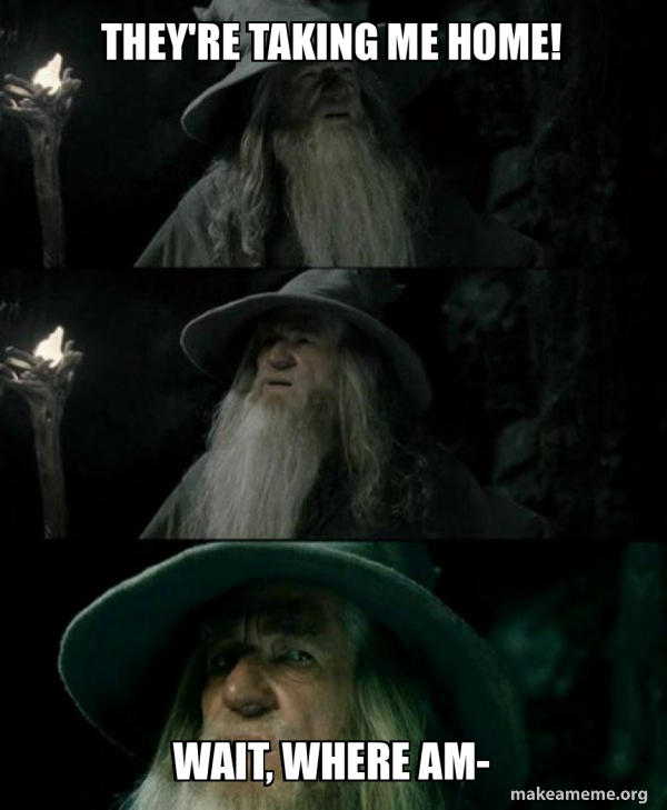 Confused Gandalf meme