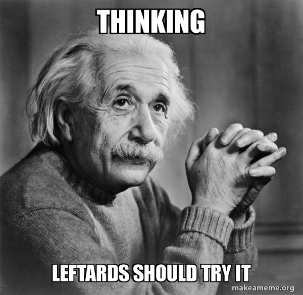 Serious Albert Einstein meme