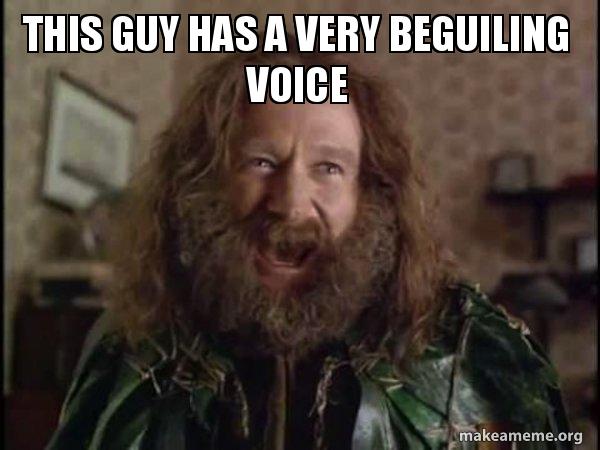 this guy has a very beguiling voice - Robin Williams - What year is it ...