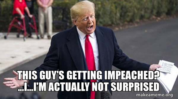 Trump - Impeachment Quid Pro Quo meme