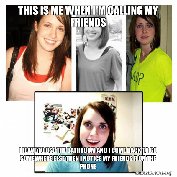 OAG's Overly Attached GirlFriend's meme