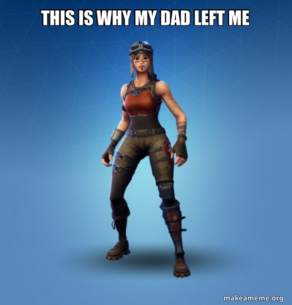 Renegade Raider Fortnite Skin meme