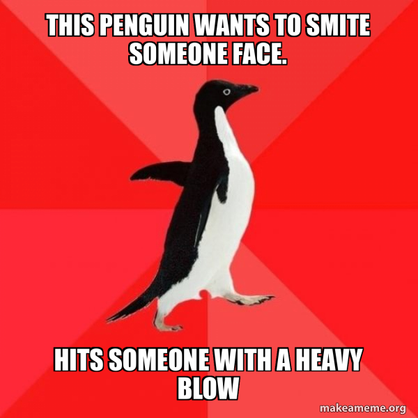 Socially Awesome Penguin meme