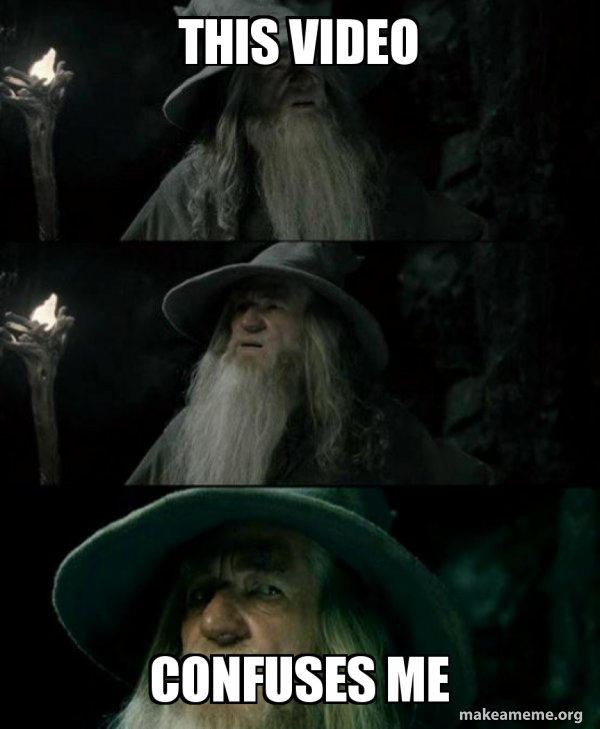 Confused Gandalf meme