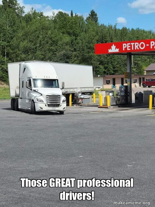 Those GREAT professional drivers! Meme Generator