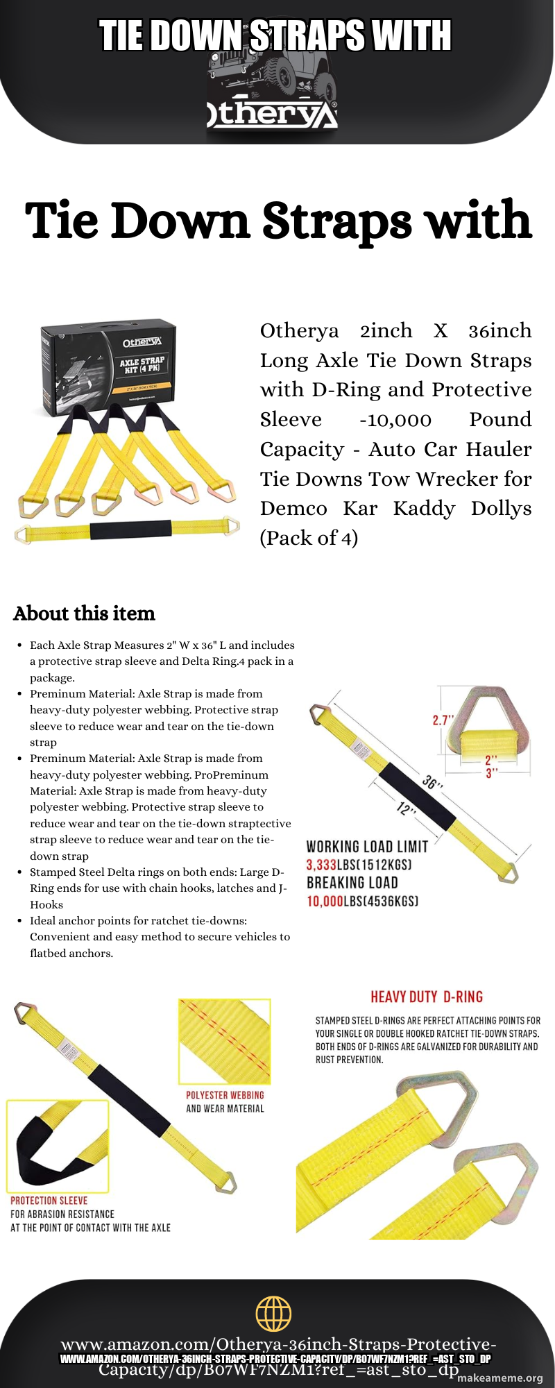 storing tie down straps