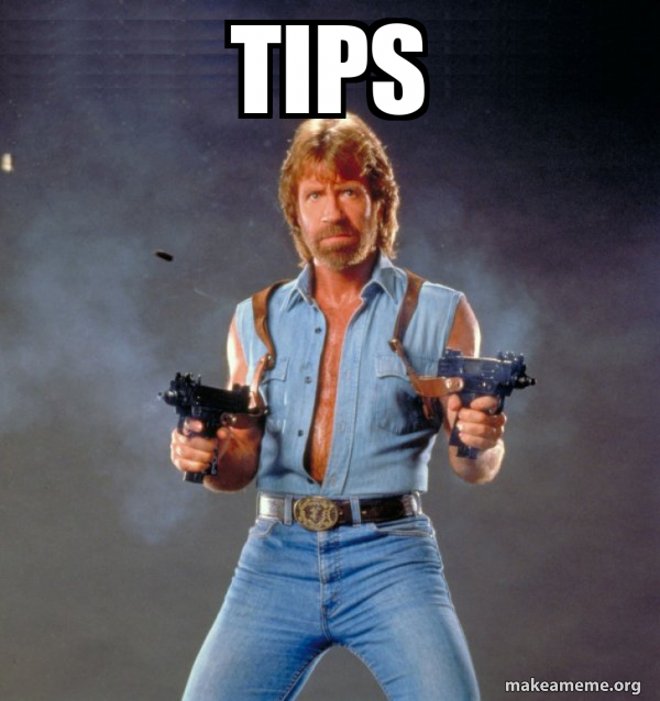 tips - Chuck Norris Meme Generator