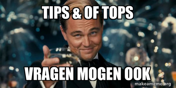 tips & of tops vragen mogen ook - Great Gatsby Reaction - Leonardo ...